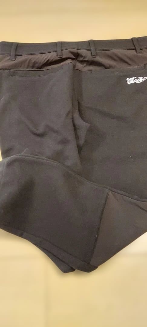 冬用　DRAGON ブラックパンツ　ジョガーパンツ