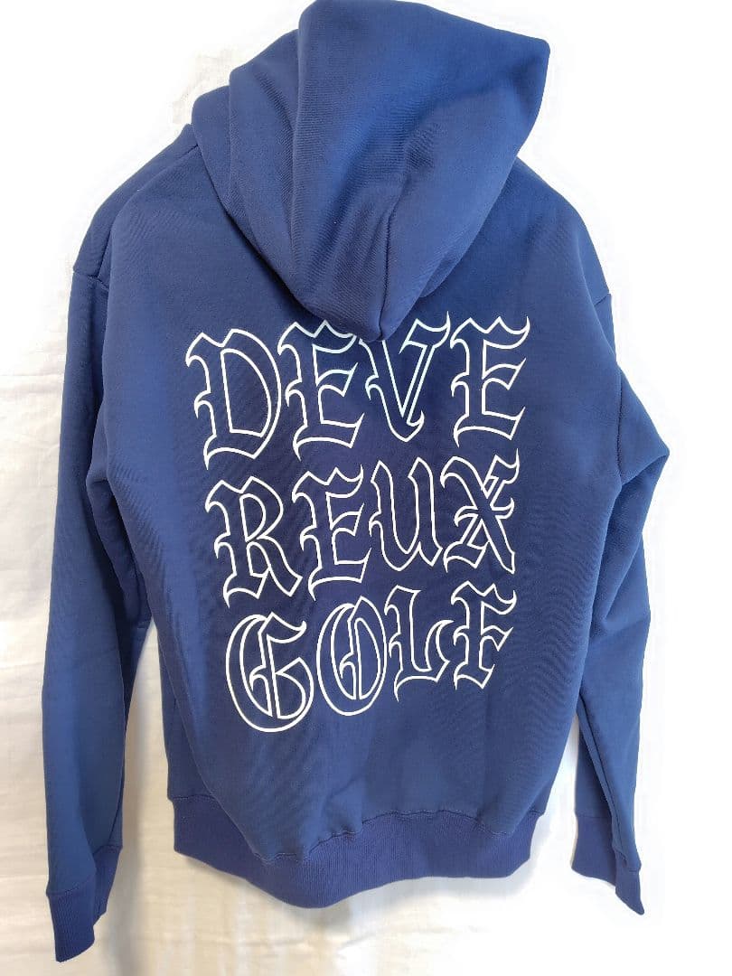 新品【DEVEREUX GOLF】 パーカー／ワッペン刺繍／ネイビー／S