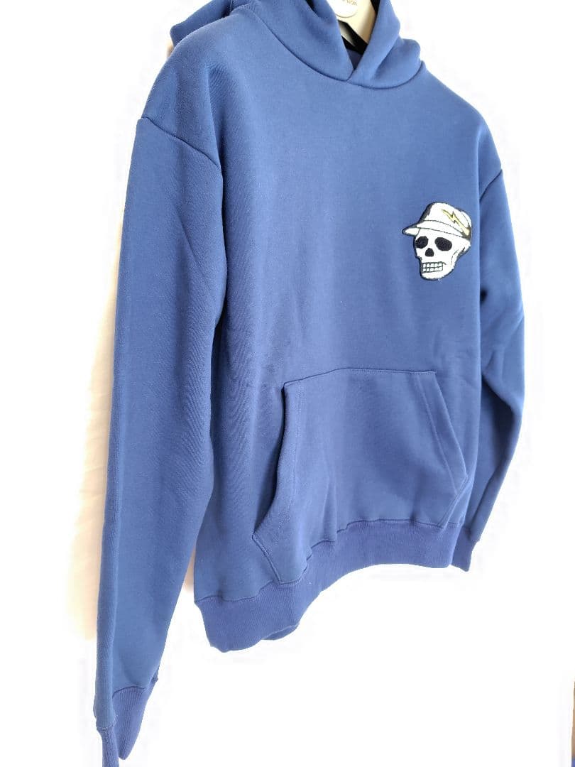 新品【DEVEREUX GOLF】 パーカー／ワッペン刺繍／ネイビー／S