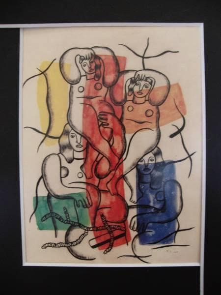 Fernand Leger、FEMMES ACROBATES、希少画集画