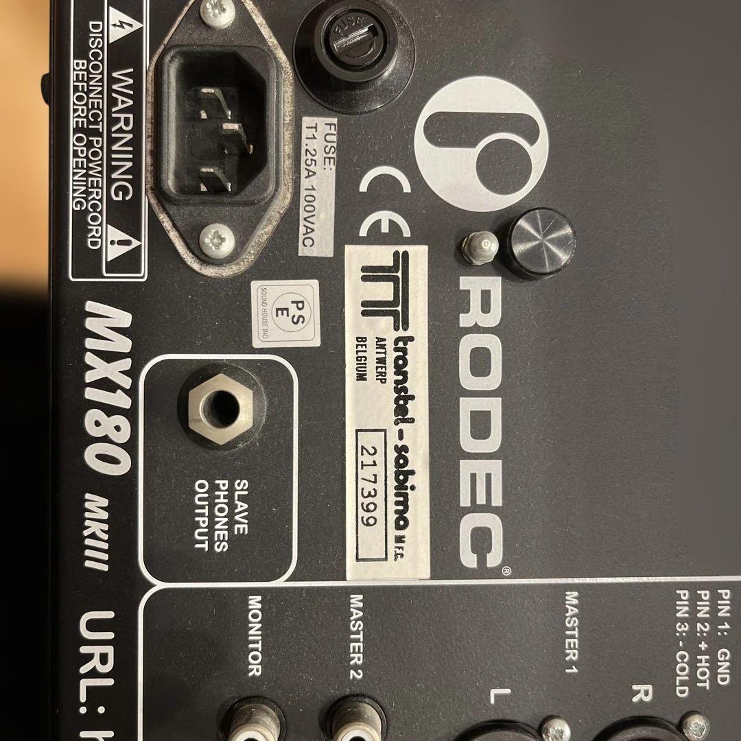 RODEC MX180 MKIII DJ mixer ミキサー　　極上品