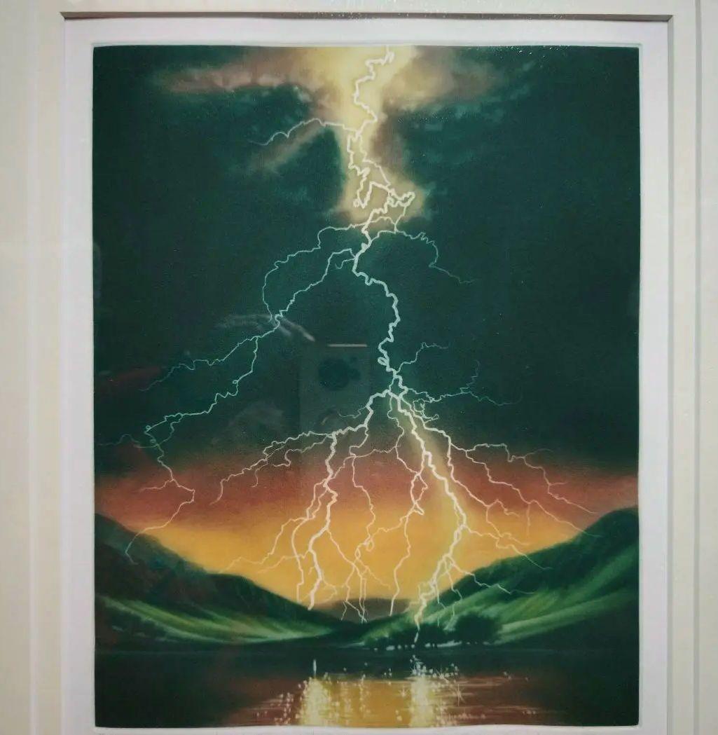 特価◯絵画 カラー銅版画 額装品