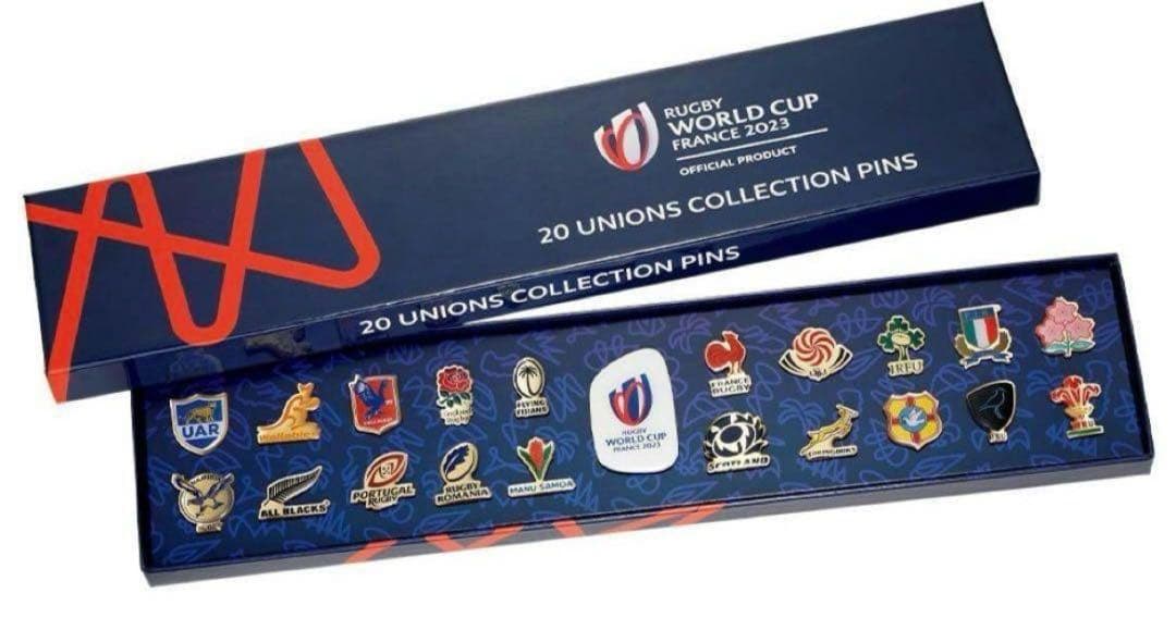 20UNIONS COLLECTION PINS　ラグビー　ワールドカップ ピン