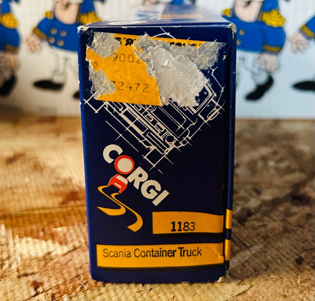 81' Corgi adidas Scania truckアディダスミニカーGB