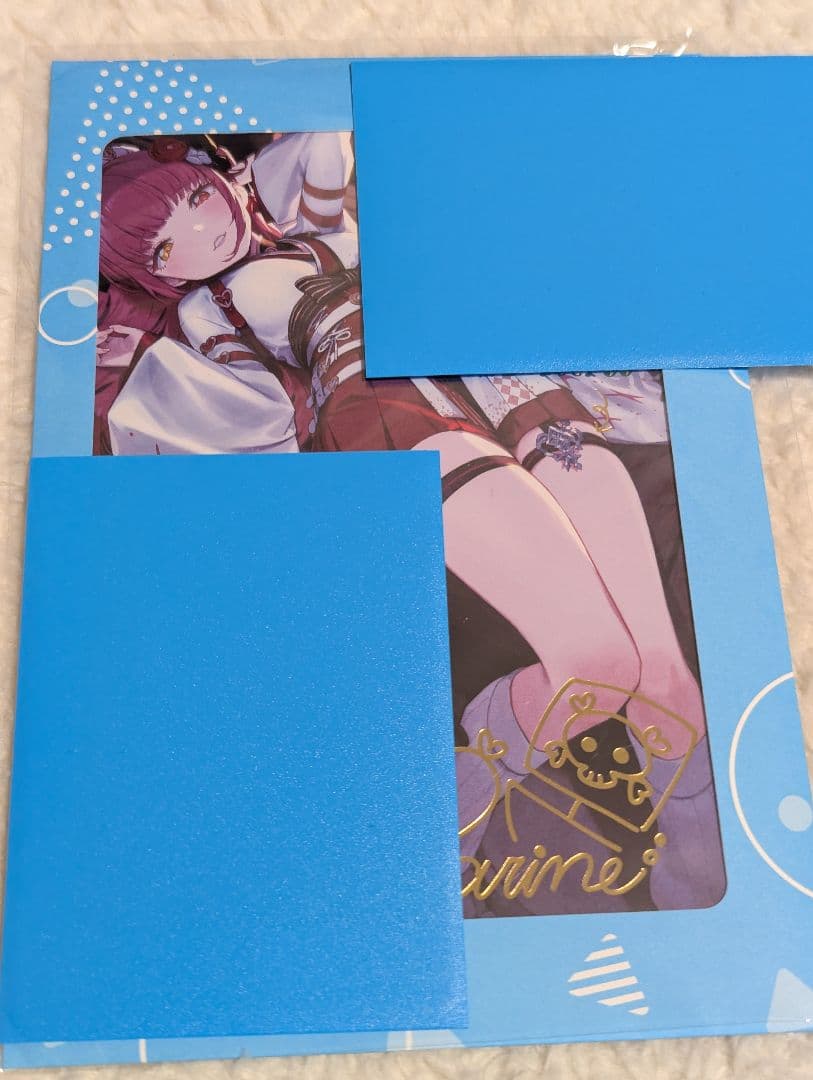 Hololive　宝鐘　マリン　誕生日記念2025　箔押し複製サイン　ホロライブ