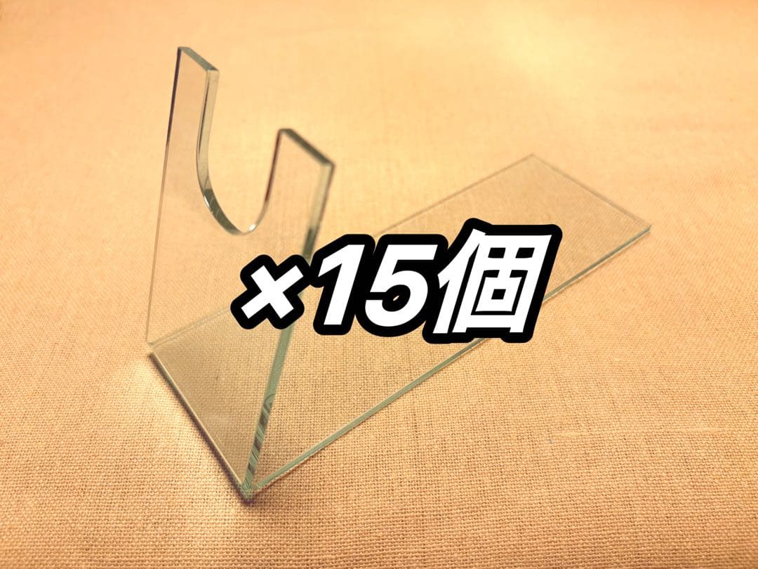 TOP アクリル　ガンスタンド　15個 ハンドガン ディスプレイ