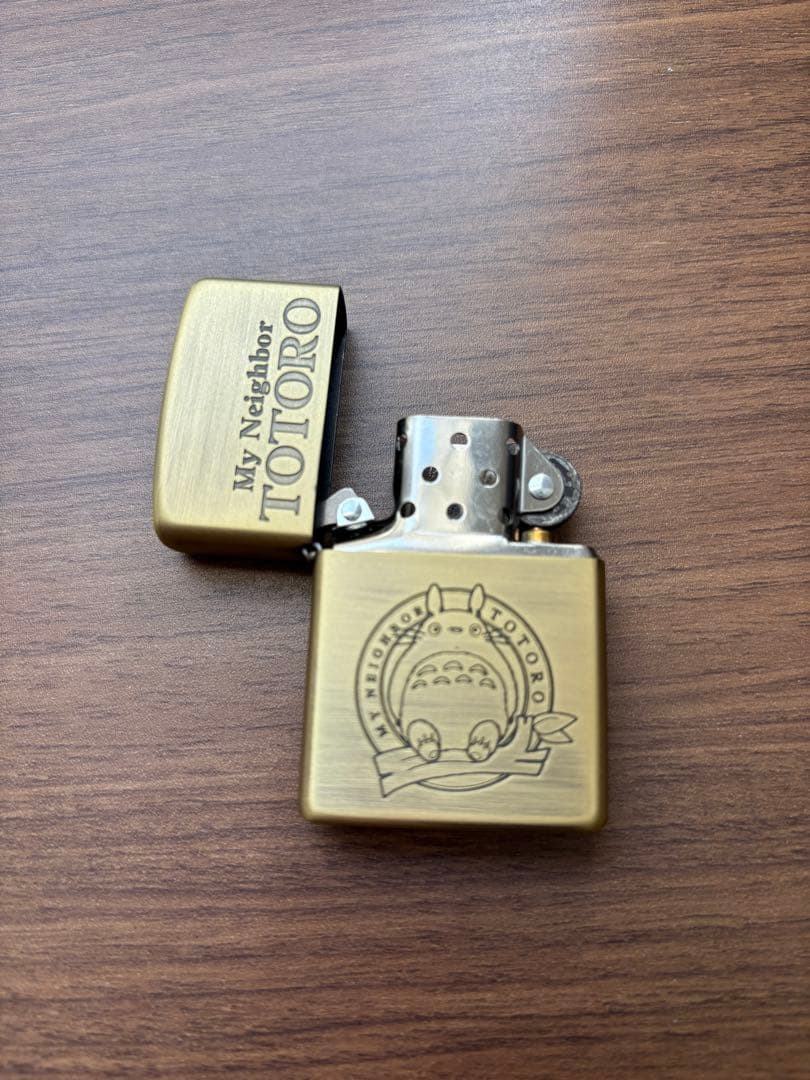 ジブリ　トトロ　zippo 初期の木箱入り　シリアルNo.4444