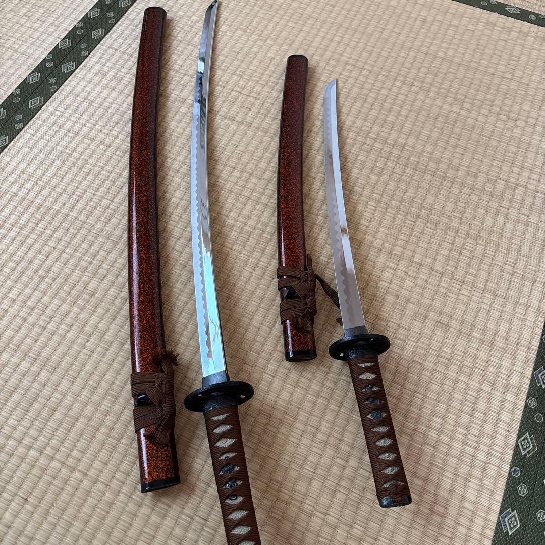 模造刀　日本刀 大刀と小刀のセット