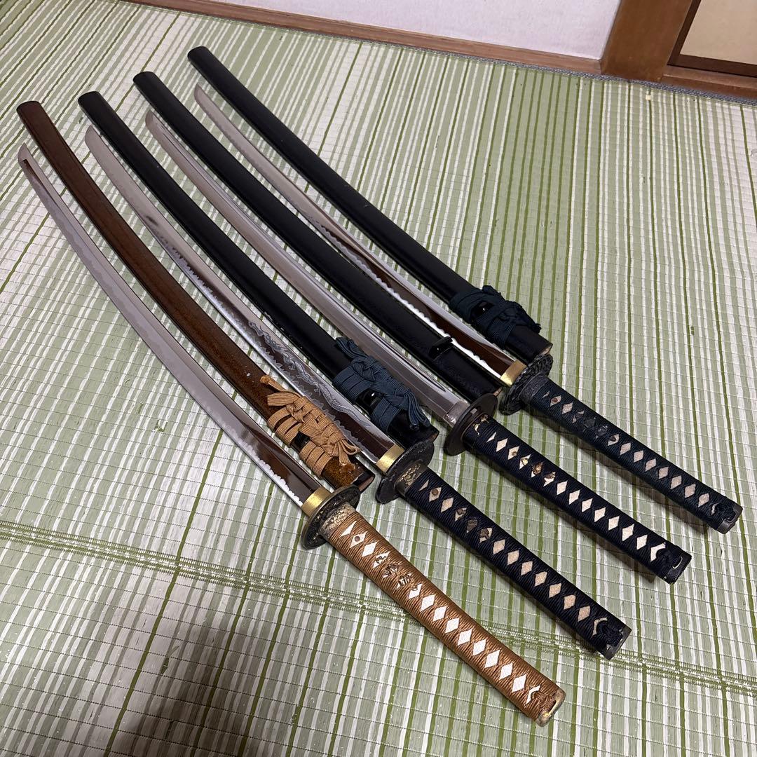 模造刀　模擬刀　武士　侍　伝統工芸　剣　ソード　太刀　　鞘　鍔　セット