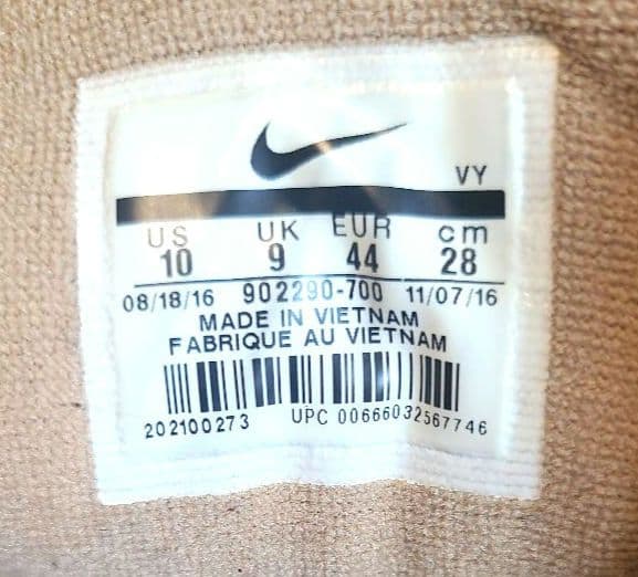 シューズ(男性用) 28cm Nike Supreme x Nike Air