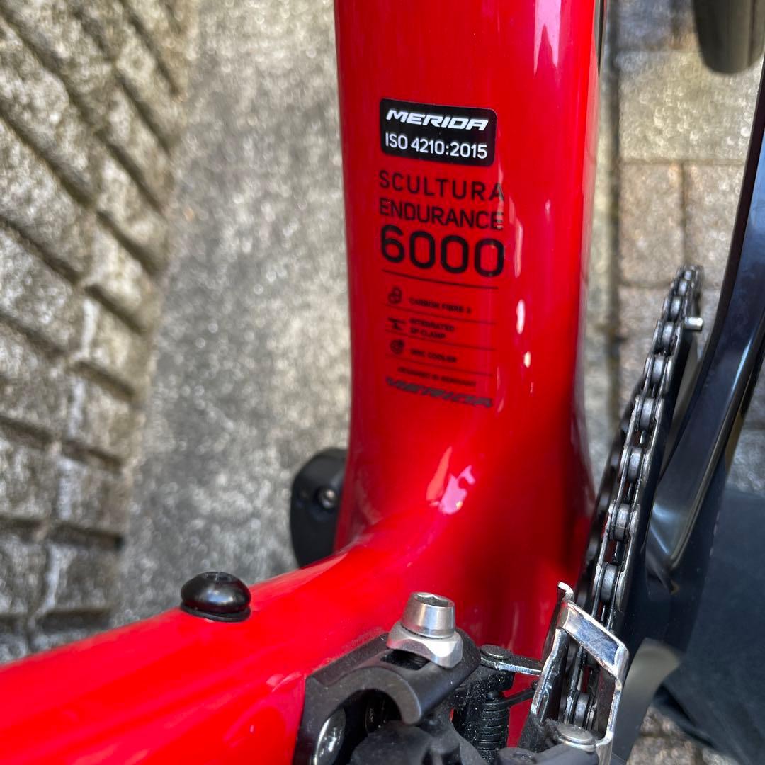 美品　メリダ スクルトゥーラ エンデュランス 6000 　カーボン　XSサイズ