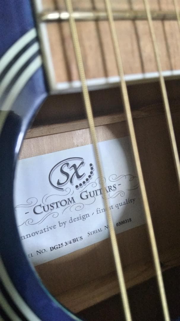 ❤️弦高調整済！『SX DG-25　3/4 bus 』(*'▽'*)お子様用！