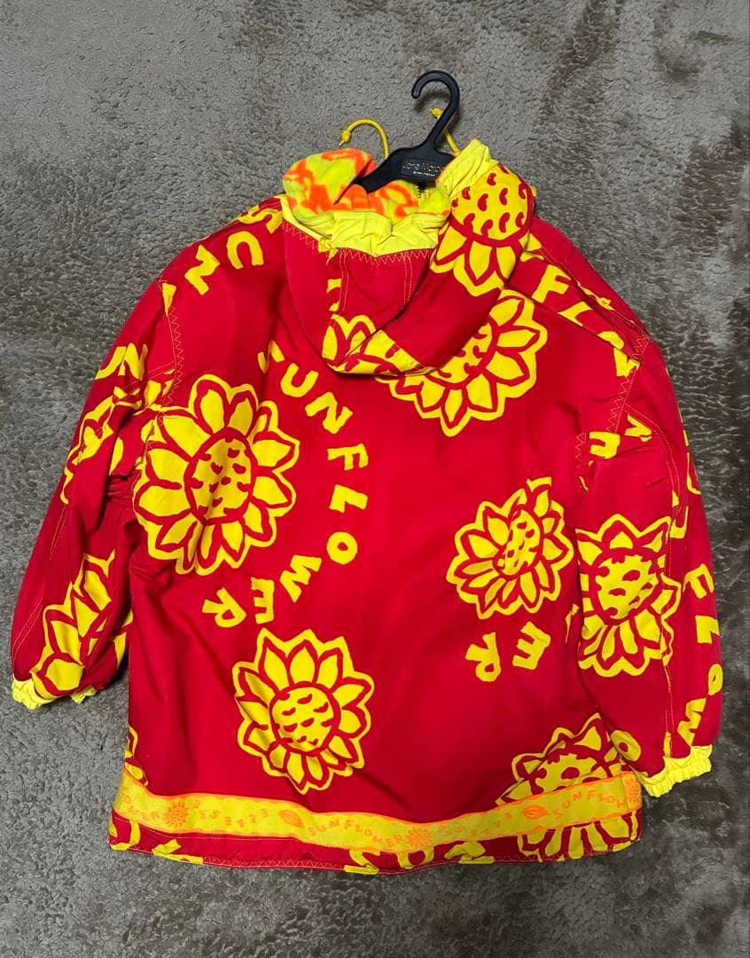 スキーウェア フード付き ジャケット ひまわり 両面タイプ ゴールドウイン制作