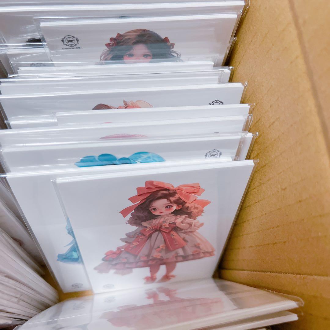 【80サイズ】　人物ステッカー　装飾ステッカー　まとめ売り　大量　紙モノ