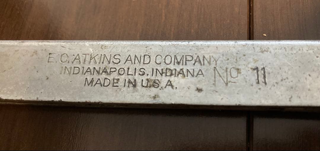 40sUSA製ATKINS社製弓のこぎりとMILFORD社の替え刃のセット