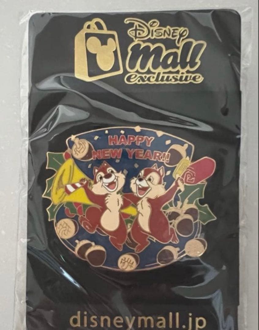 【レア物】ディズニーモール限定　チップとデール　ピンバッジ