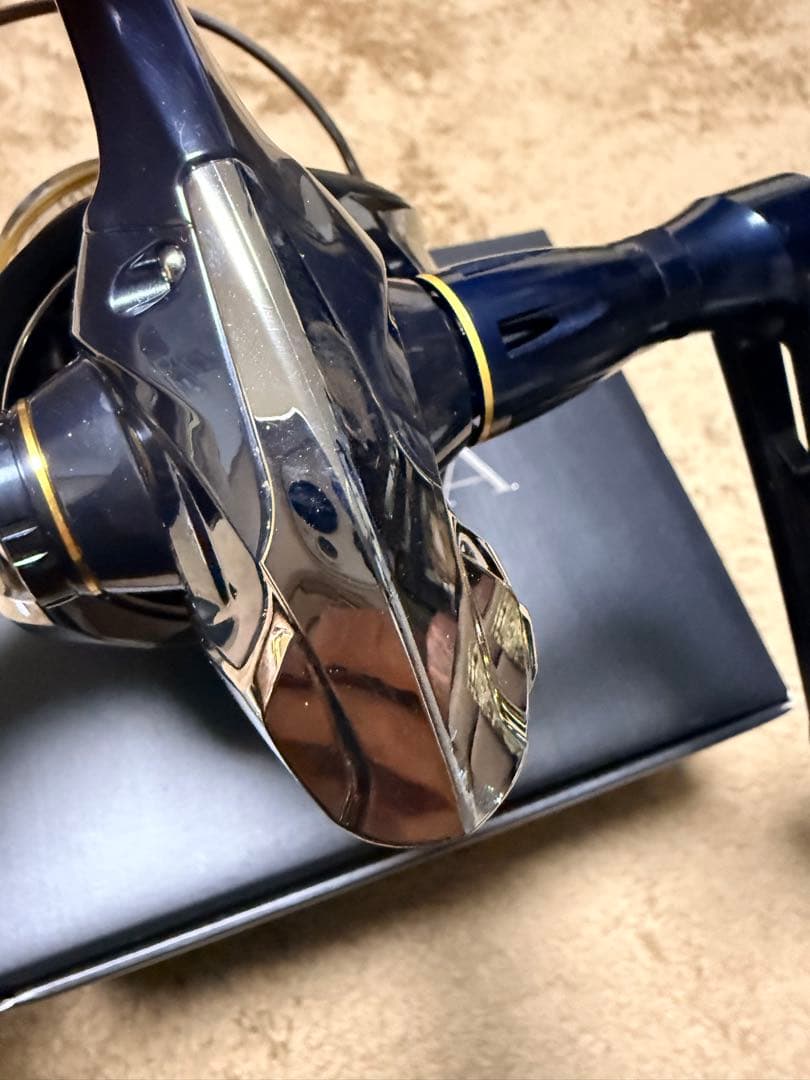 SHIMANO ステラ SW14000XG ゴメクサス製ノブ変更