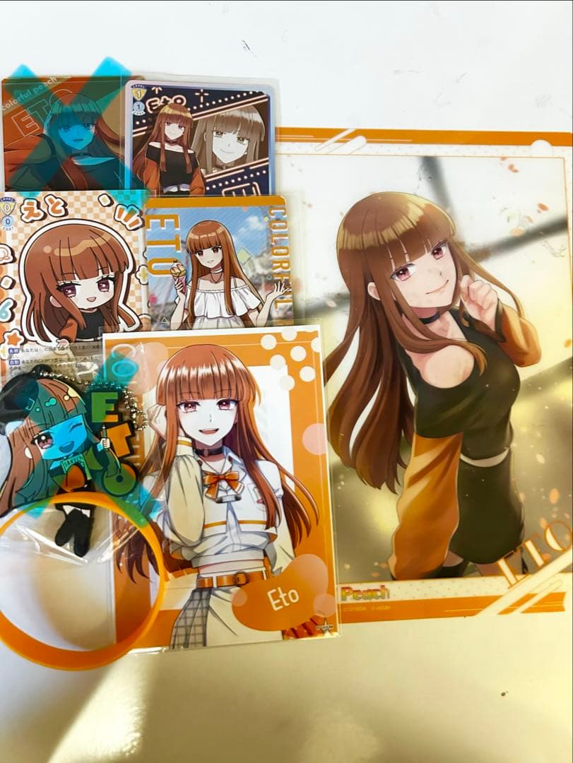 からぴち　カラフルピーチ　迷子グッズ