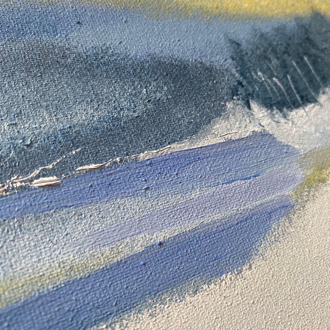 多田晴義作「北海道・富良野」　風景画　油彩画