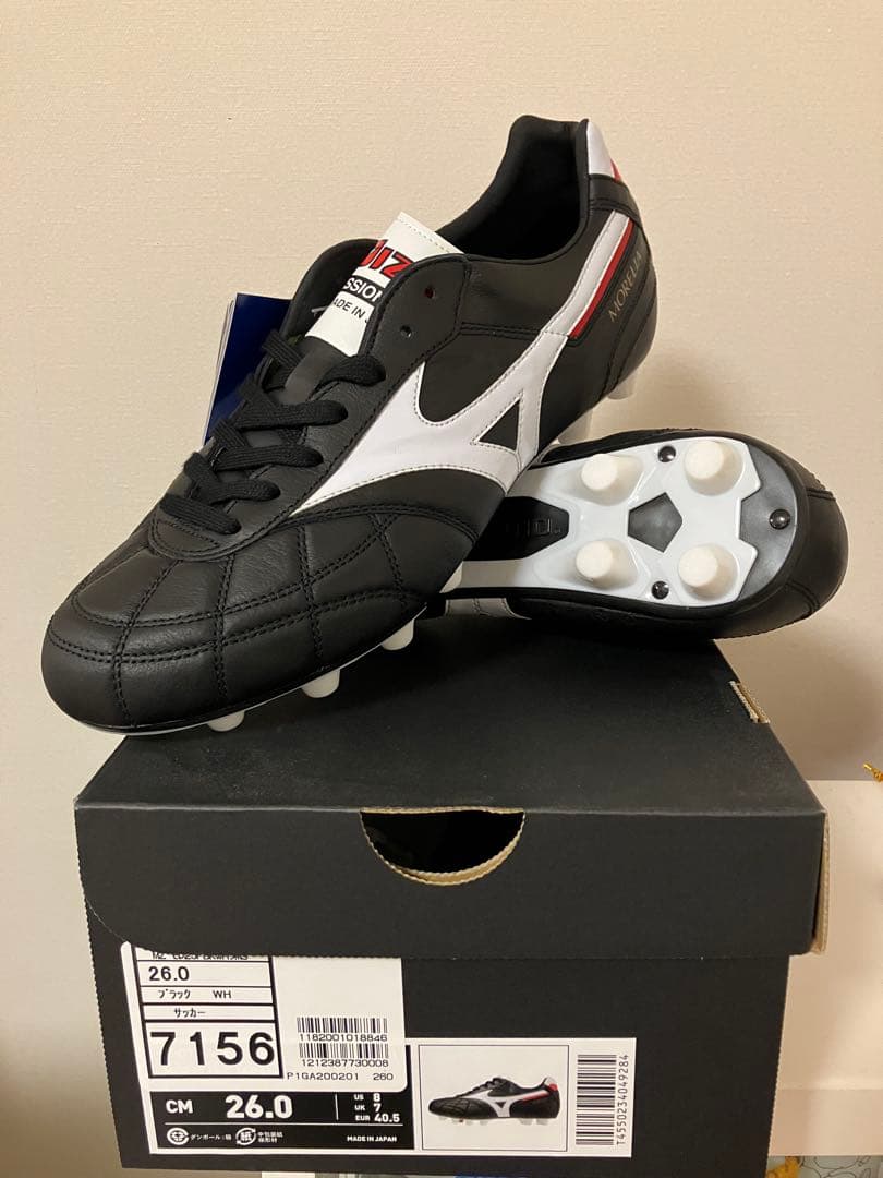 ミズノ サッカー スパイク モレリア2 ジャパン26.0cm 限定モデル