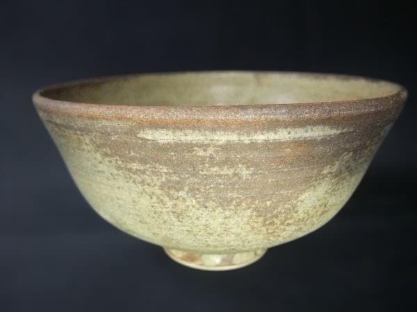 墨田窯 金太漢 作 高麗伊羅保 銘「鳳来」大徳寺 養徳院 神波東嶽和尚箱書