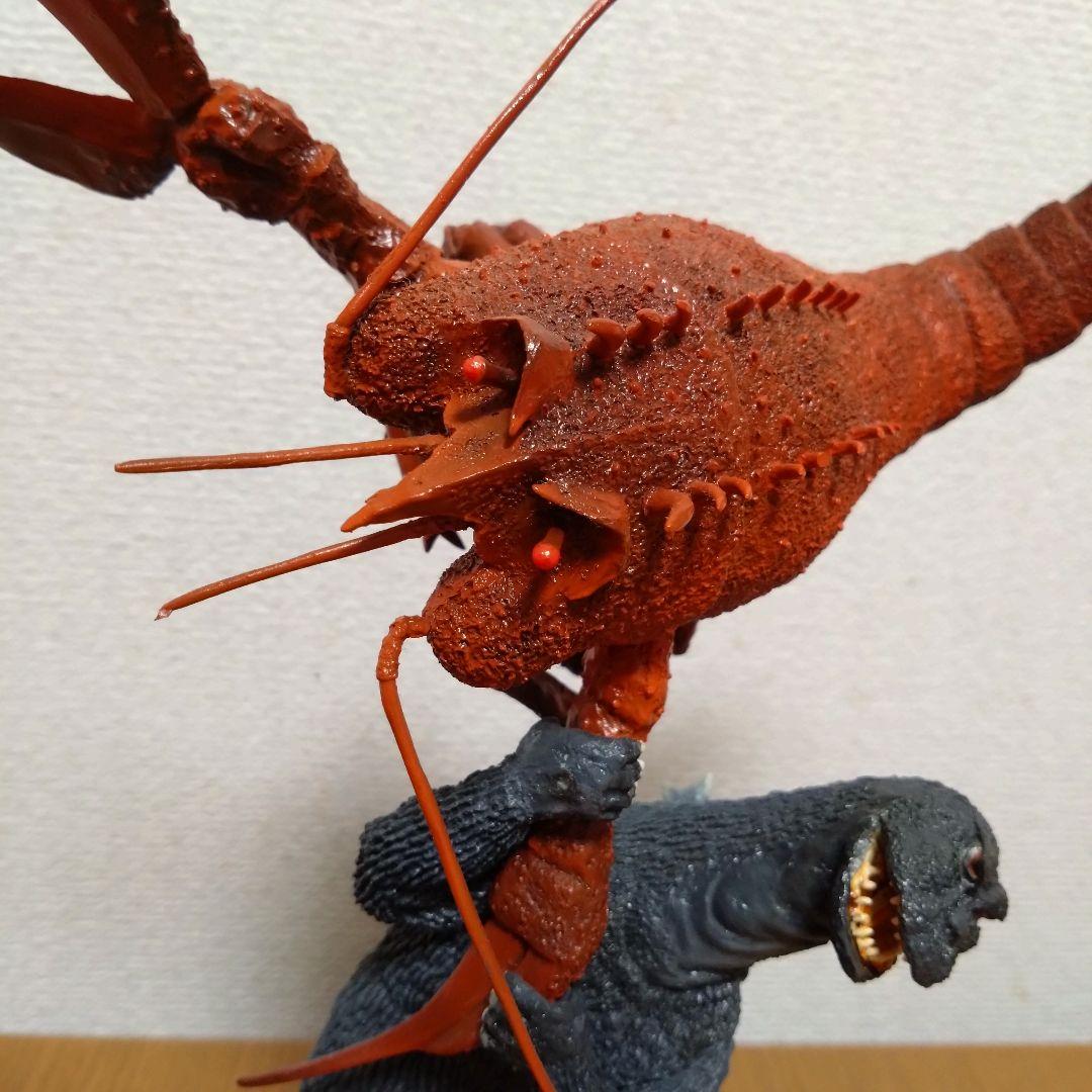 ボークス　ゴジラ　エビラ　一本背負い　レジン　フィギュア　完成品