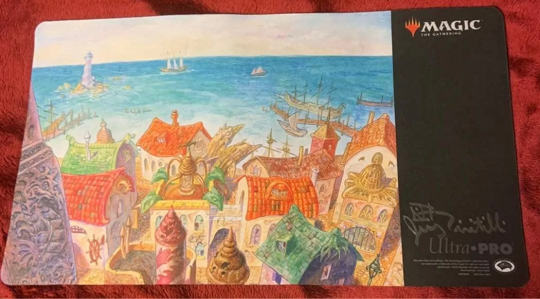 《リシャーダの港》サイン入りプレイマット Ultra PRO Playmat
