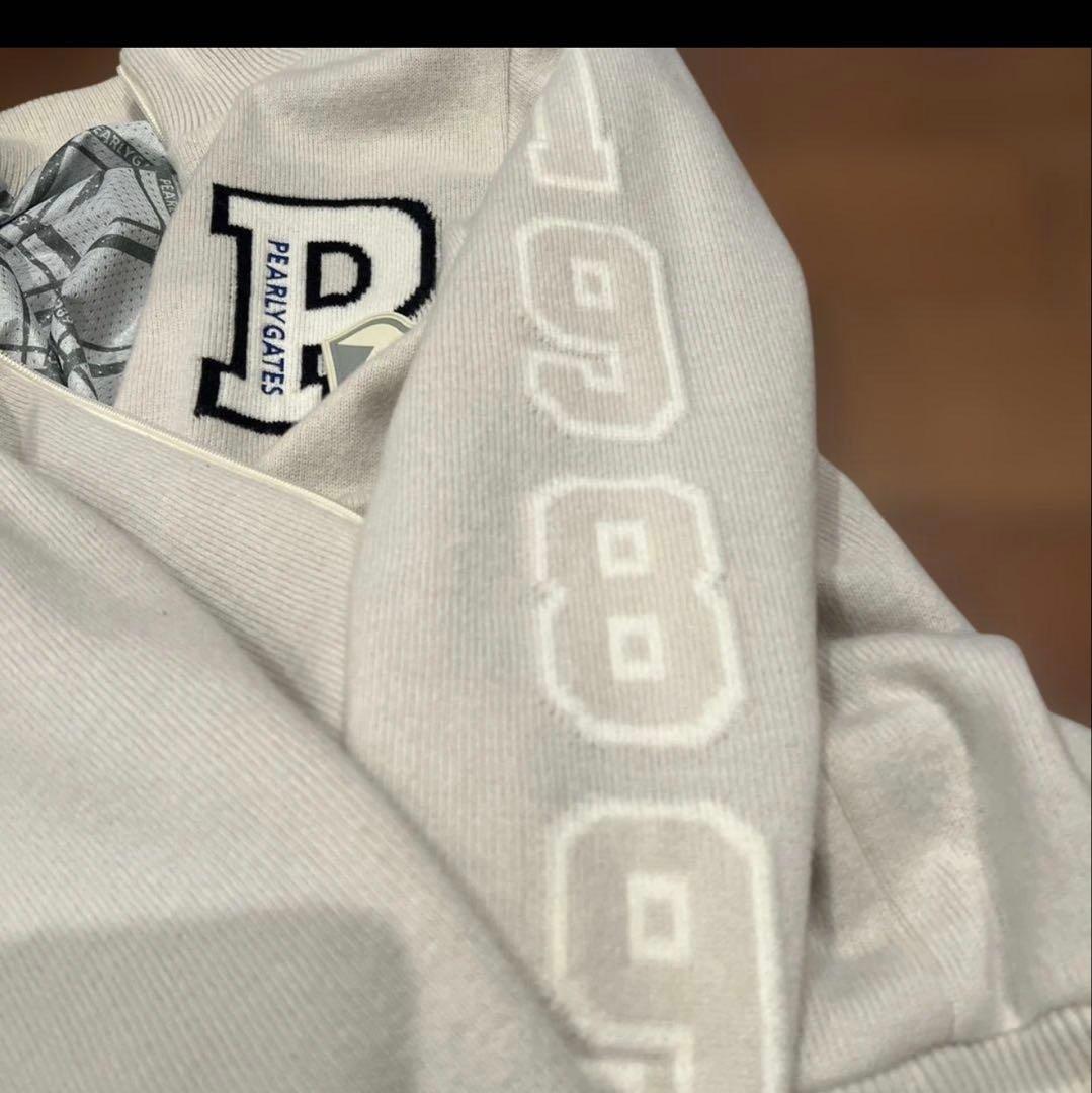 パーリーゲイツメンズ　ジップアップジャケットニット