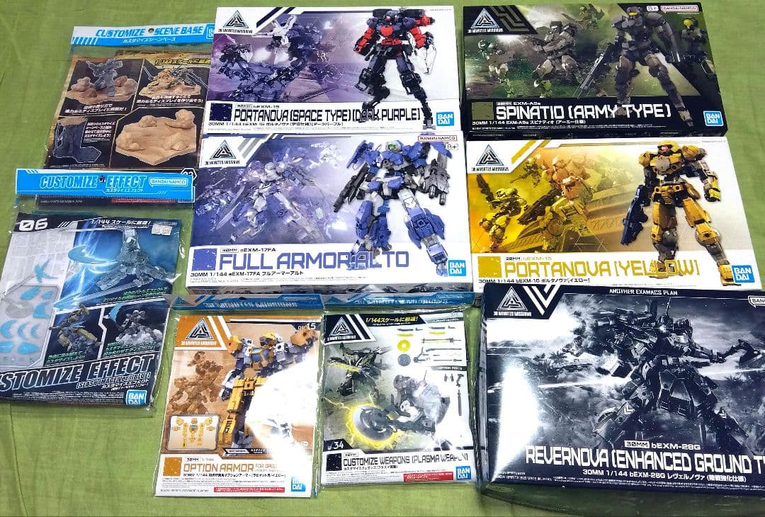 メ*ナ様 30MMまとめ売り9点・フルアーマーアルト、プレバン限定品等