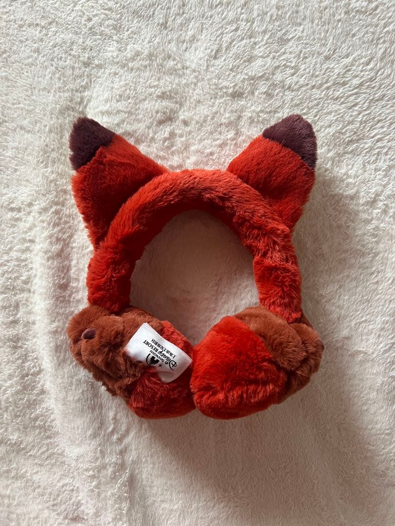 レア品★ 上海ディズニー ズートピア ニック イヤーマフ キーホルダーセット