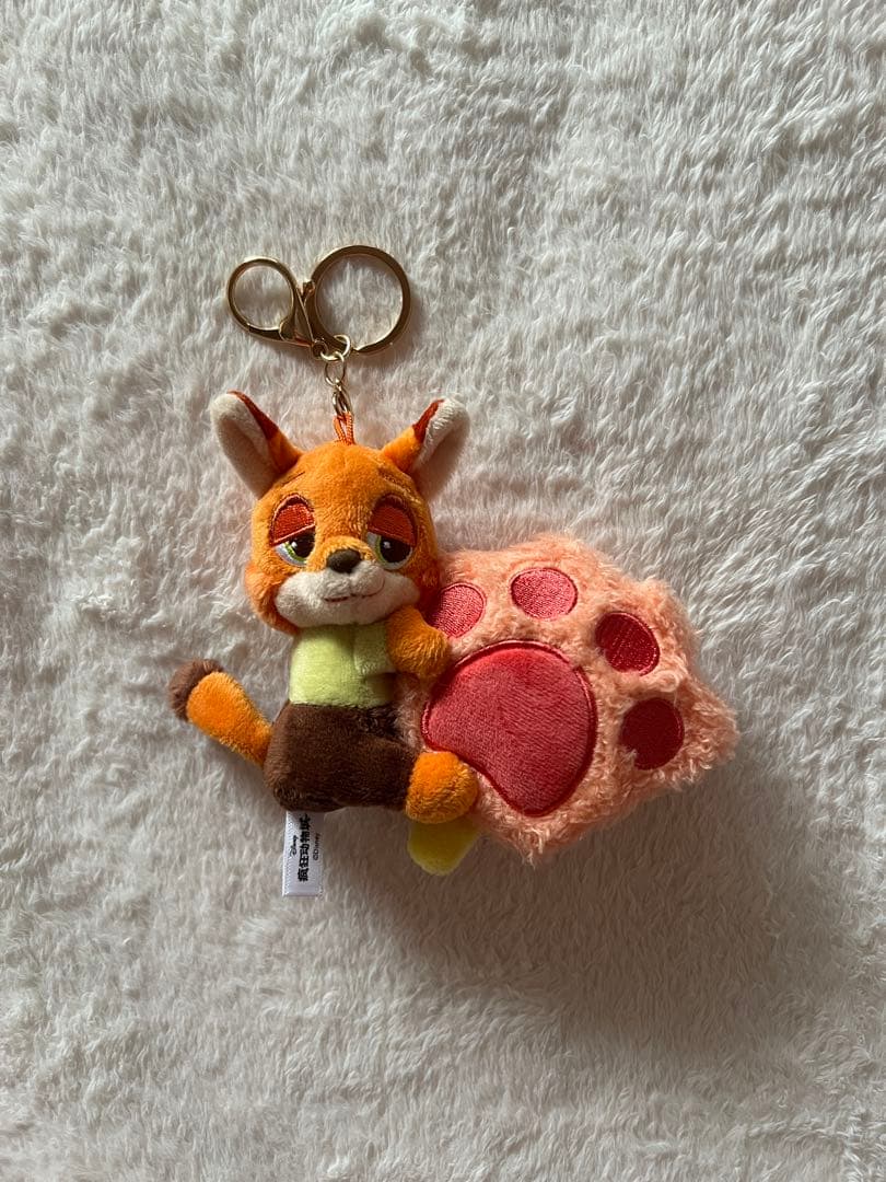レア品★ 上海ディズニー ズートピア ニック イヤーマフ キーホルダーセット
