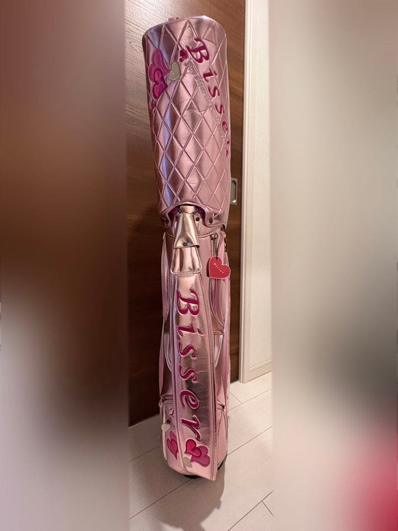 【最終値下げ】Bisser ピンク ゴルフバッグ