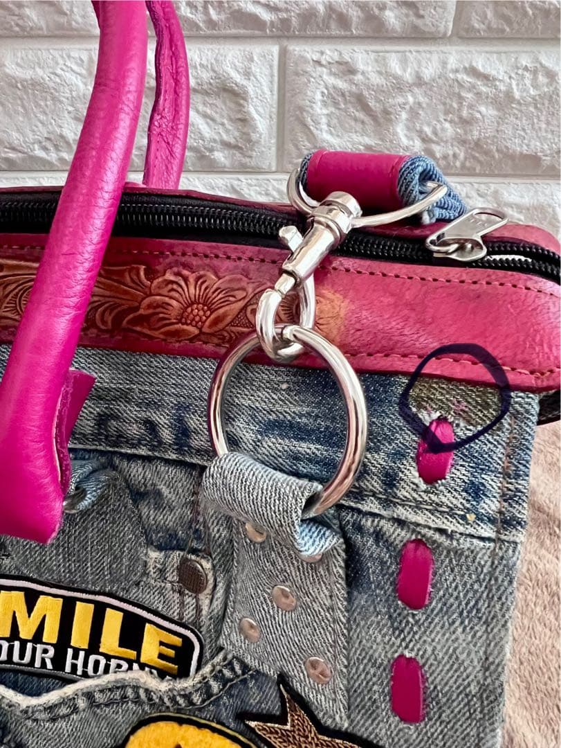 セール！！ドギードリー　デニムキャリーバッグ