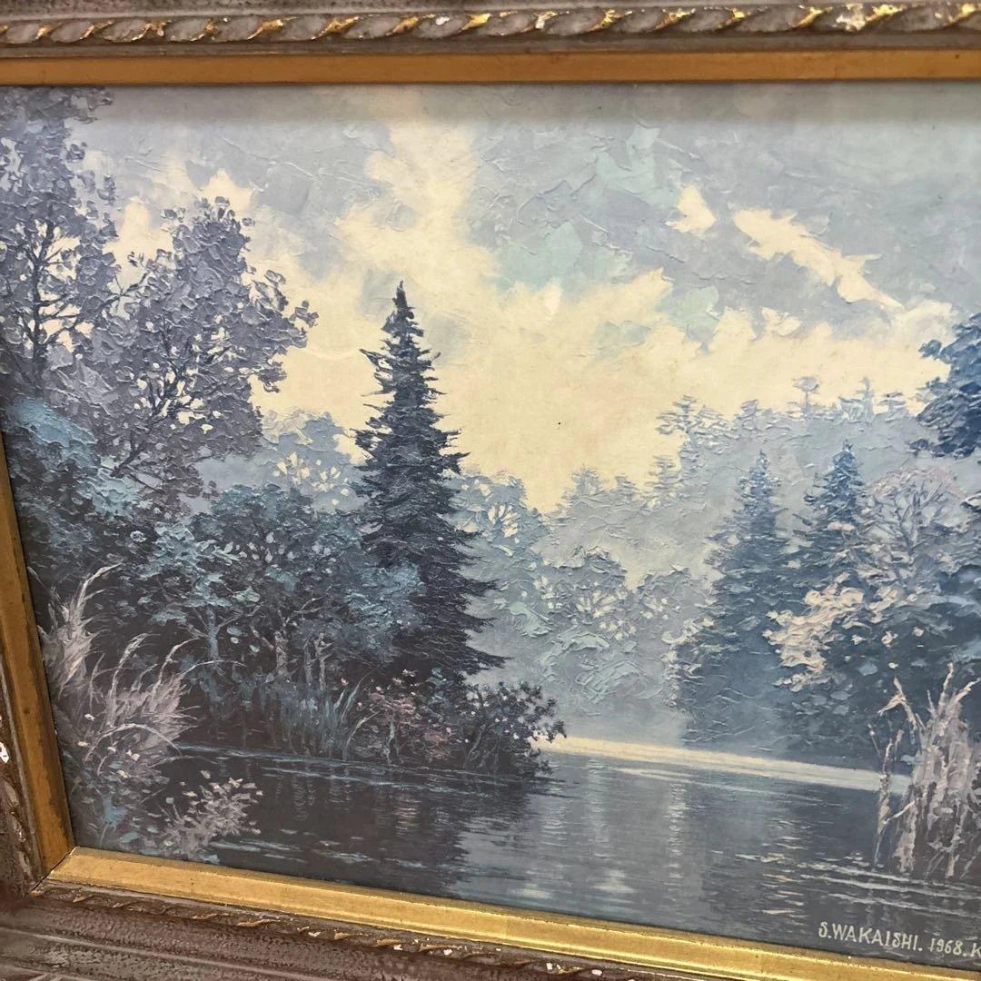 S. WAKALISHI 風景画 1968年制作