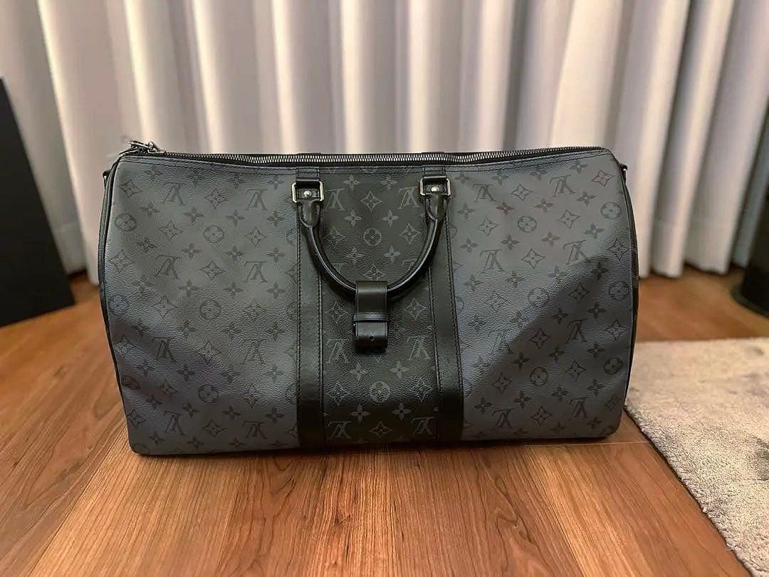 【ほぼ未使用】LOUIS VUITTON モノグラム リバース キーポル 50