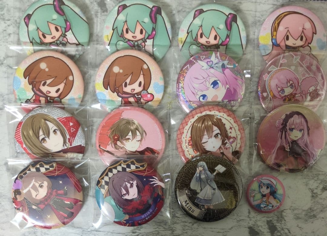プロセカ まとめ売り 缶バッジ グリ缶 エピカ ぱしゃこれ ウエハース アクスタ
