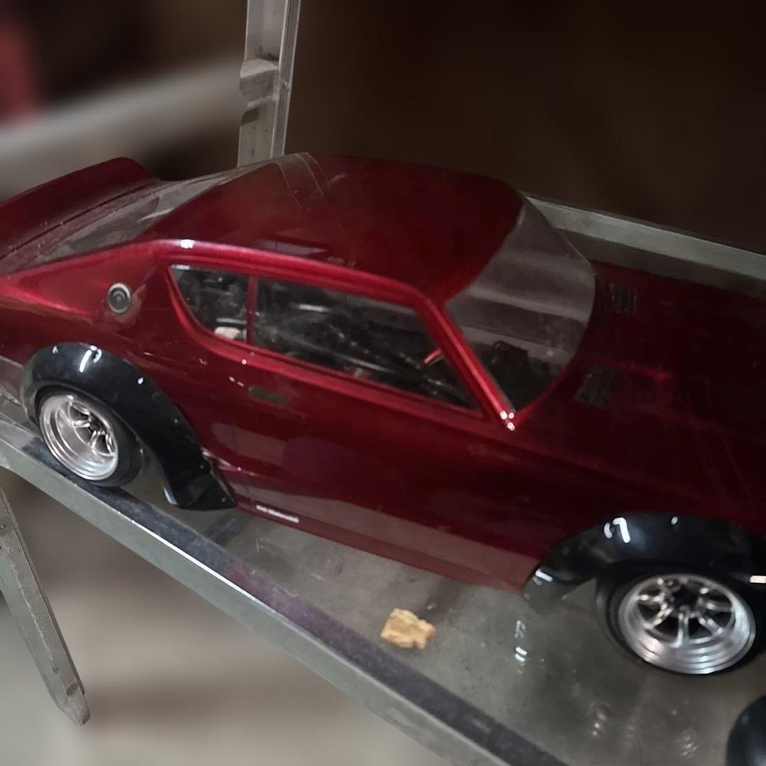 遥*パ様 RCカー 赤 ディープリムホイール