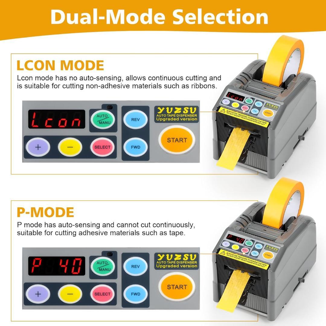 電動テープカッター 、スマート自動テープディスペンサー、幅6-60 mm