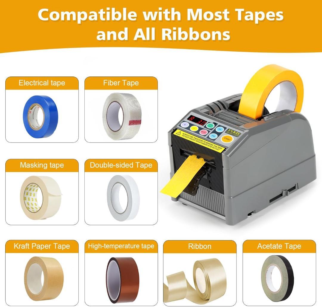 電動テープカッター 、スマート自動テープディスペンサー、幅6-60 mm