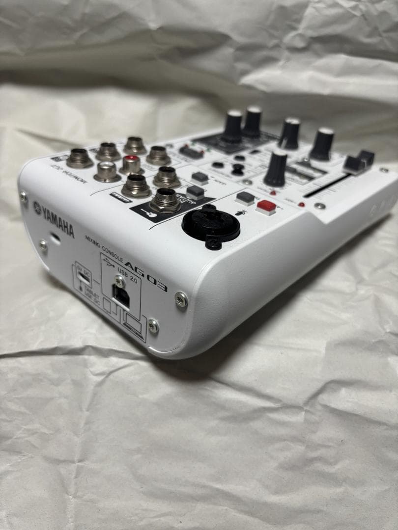 【動作良好】YAMAHA AG03 配信ミキサー（純正ケーブル・説明書付）