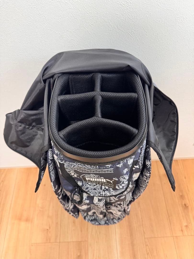 ゴルフキャディーバック　キャディーケース　プーマ　美品　おしゃれ　柄