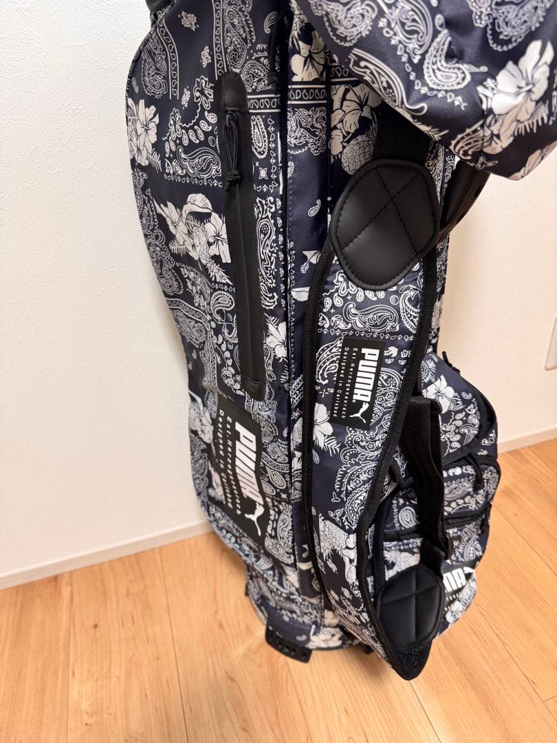 ゴルフキャディーバック　キャディーケース　プーマ　美品　おしゃれ　柄