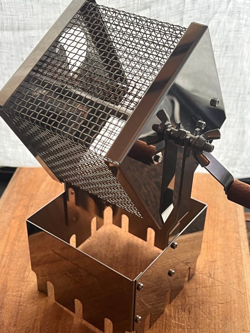 アウベルクラフト 遠赤コーヒー焙煎キット Lタイプ 手回しロースター 一度使用