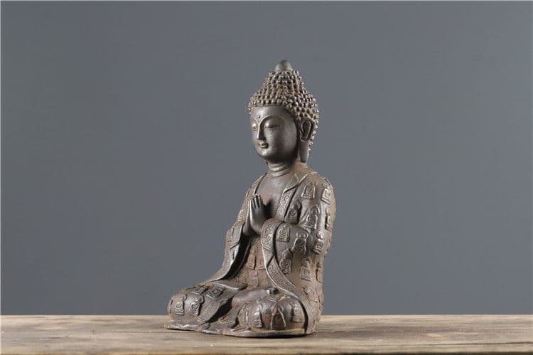 鉄像 鉄仏 釈迦千衣仏 堂に奉安します 鎮宅 辟邪 開運 風水 招財 置物