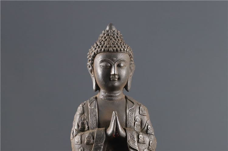 鉄像 鉄仏 釈迦千衣仏 堂に奉安します 鎮宅 辟邪 開運 風水 招財 置物