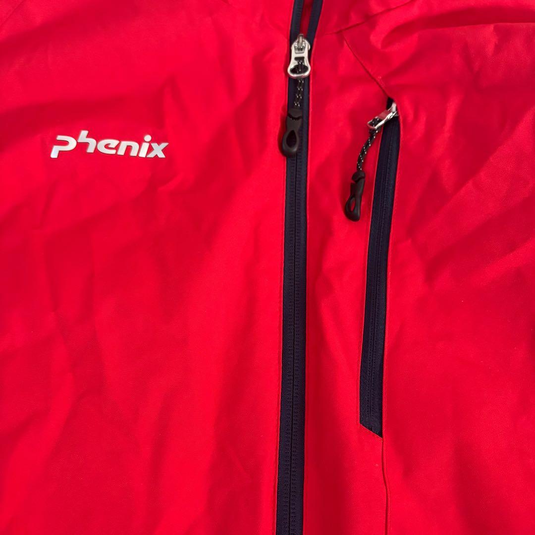 美品☆Phenix フェニックス　スキーウェア上下　スノボ　レッド　紺　Mサイズ