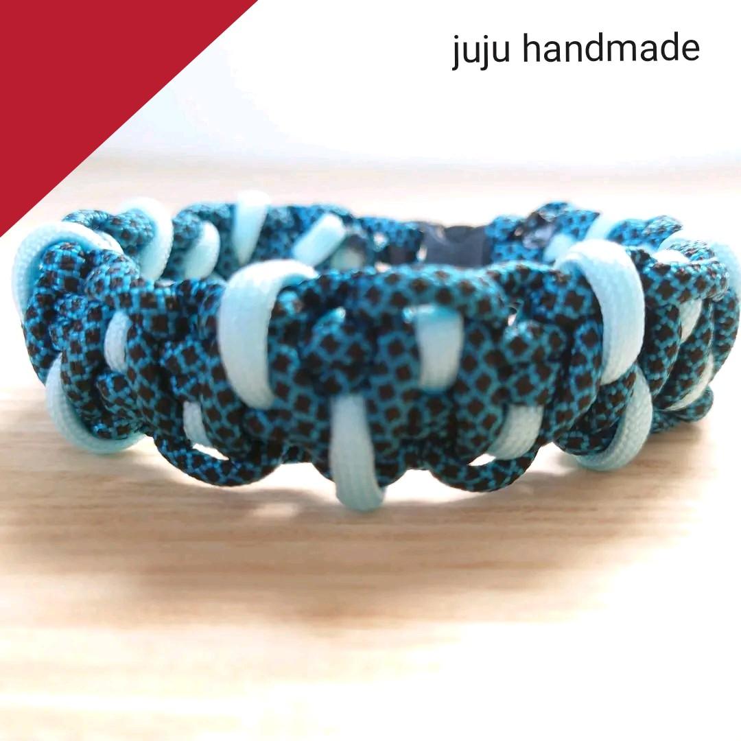 パラコード❥首輪❥ブルー  　№009