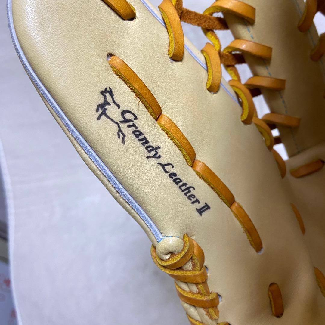 ミズノ　グローバルエリート　ダイバーシティブルー　硬式　グローブ　耕作印