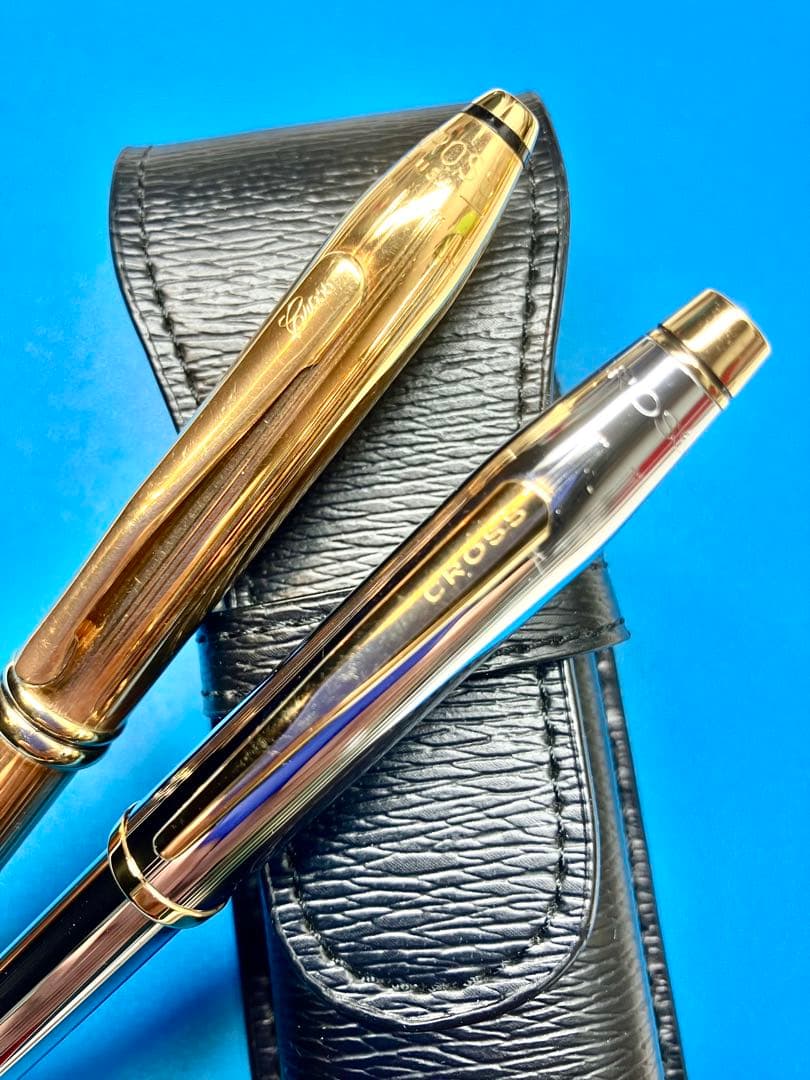 米国CROSS 社製ボールペン タウンゼント　ゴールド シルバー