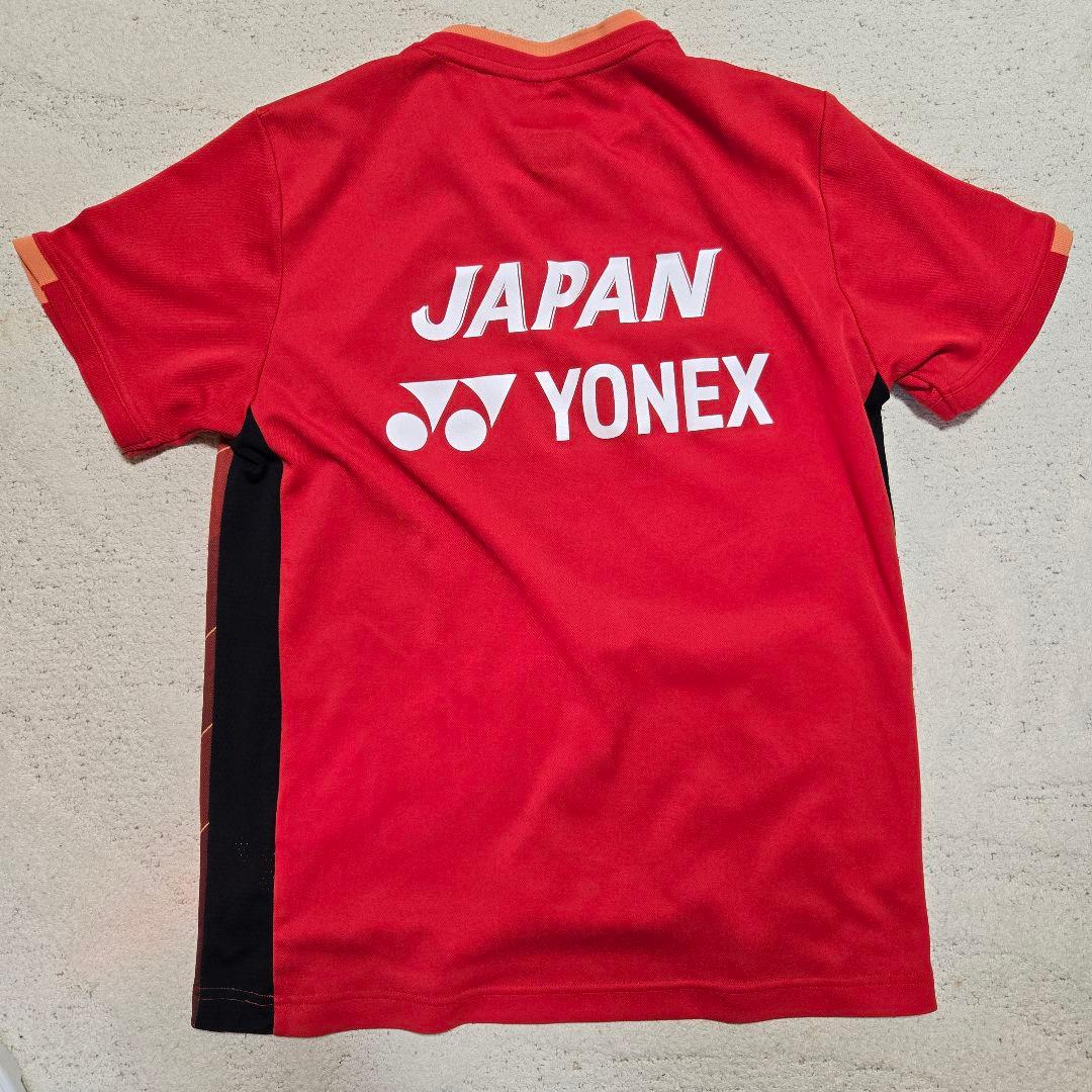 【L】バドミントン 日本代表 ゲームシャツ 練習着 支給品 YONEX 桃田賢斗